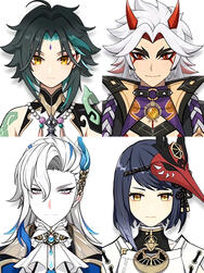 推しのキャラクター達